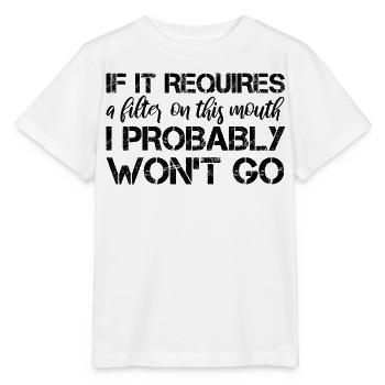 If it requires a filter on this mouth, I probably - Stanley/Stella MINI CREATOR Kids’ T-Shirt - white - Front - Maike (125cm)