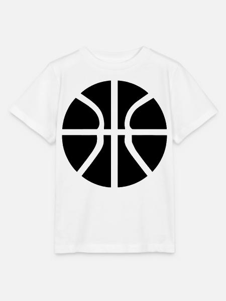Basketball Ball - Stanley/Stella Kinder T-Shirt MINI CREATOR - Weiß