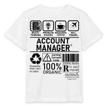 Account Manager Multi Tasking Problem Solving - Stanley/Stella MINI CREATOR Kids’ T-Shirt - white - Front - Maike (125cm)