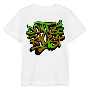 NonRacisme Ne soyez pas raciste - T-shirt bio MINI CREATOR Stanley/Stella Enfant - blanc - Devant - Maike (125cm)