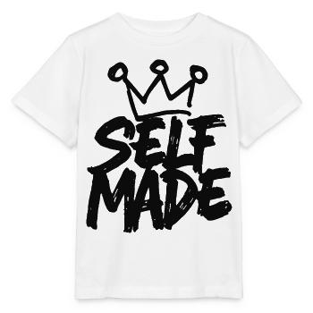 Self Made - Handwritten Motivation Design - Stanley/Stella MINI CREATOR Kids’ T-Shirt - white - Front - Maike (125cm)