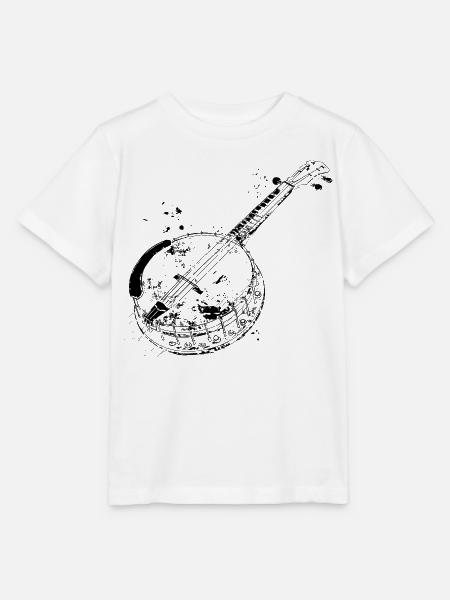 Banjo - Stanley/Stella Kinder T-Shirt MINI CREATOR  - Weiß