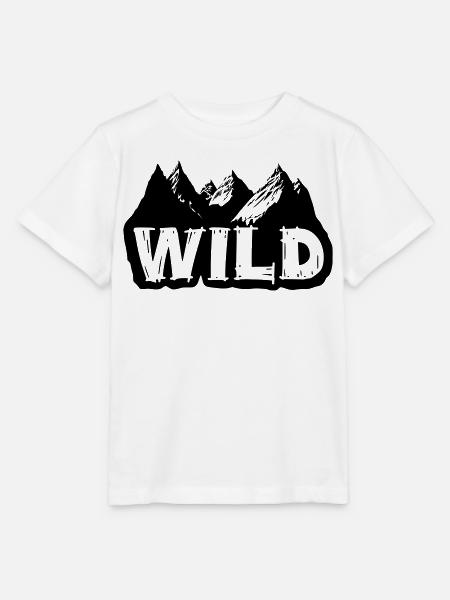 Into the Wild [Schwarz] - Stanley/Stella Kinder T-Shirt MINI CREATOR  - Weiß