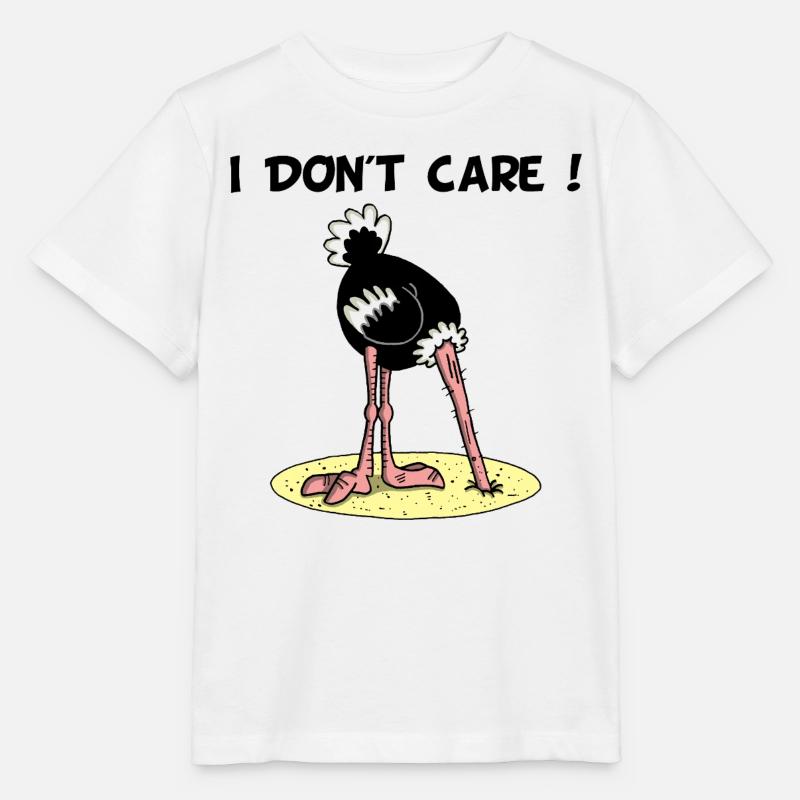 Autruche - T-shirt bio MINI CREATOR Stanley/Stella Enfant - blanc