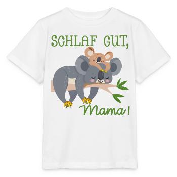SCHLAFLOSE MAMA MUTTERTAG BABY KOALA - Stanley/Stella Kinder T-Shirt MINI CREATOR  - Weiß - Vorne - Maike (125cm)