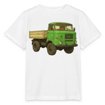 W50 GDR Truck - Stanley/Stella MINI CREATOR Kids’ T-Shirt - white - Front - Maike (125cm)