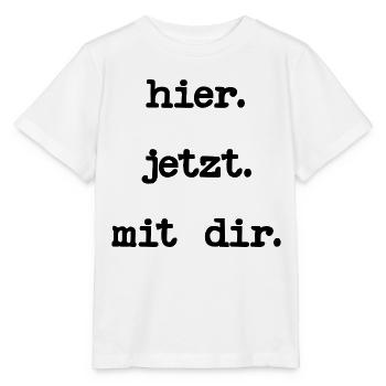 ACHTSAMKEIT LIEBE - Stanley/Stella Kinder T-Shirt MINI CREATOR  - Weiß - Vorne - Maike (125cm)