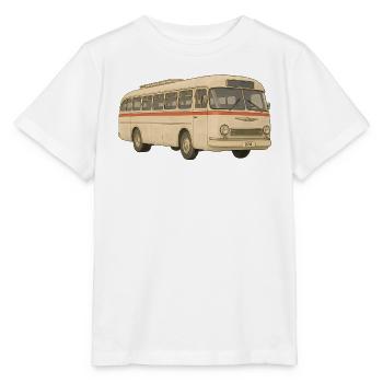 Rollende Erinnerung im Retrolook - Stanley/Stella Kinder T-Shirt MINI CREATOR  - Weiß - Vorne - Maike (125cm)