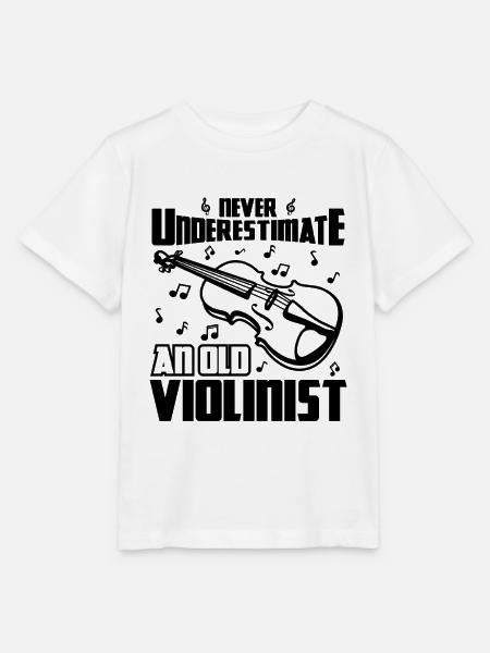 Geige Großvater - Stanley/Stella Kinder T-Shirt MINI CREATOR - Weiß
