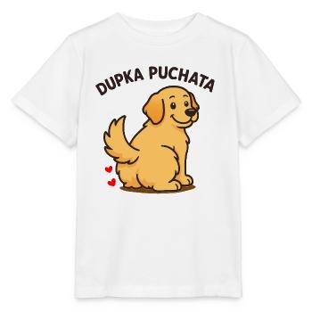 FLUFFY - cute doggy - Stanley/Stella MINI CREATOR Kids’ T-Shirt - white - Front - Maike (125cm)