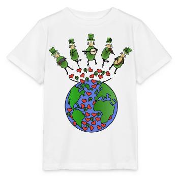 Folk Musik Schafe - Stanley/Stella Kinder T-Shirt MINI CREATOR  - Weiß - Vorne - Maike (125cm)