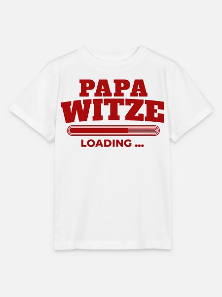 PapaWitze Loading Bar - Stanley/Stella Kinder T-Shirt MINI CREATOR - Weiß