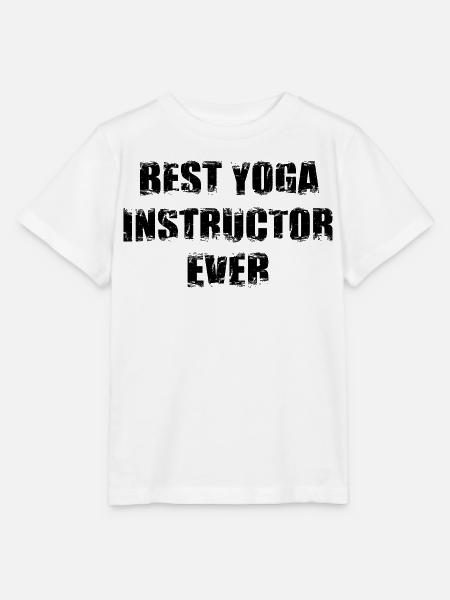 Bester Yoga Trainer - Stanley/Stella Kinder T-Shirt MINI CREATOR  - Weiß