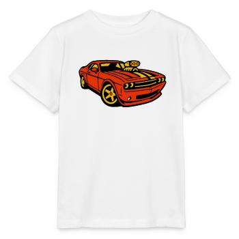 Muscle Car - Stanley/Stella Kinder T-Shirt MINI CREATOR  - Weiß - Vorne - Maike (125cm)