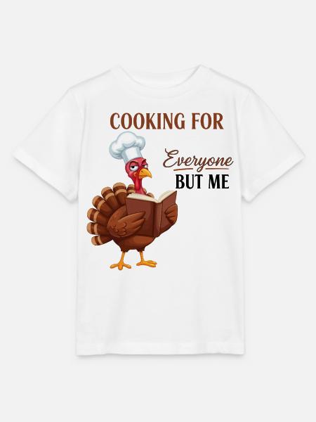 Kochmuffel-Truthahn - Stanley/Stella Kinder T-Shirt MINI CREATOR - Weiß