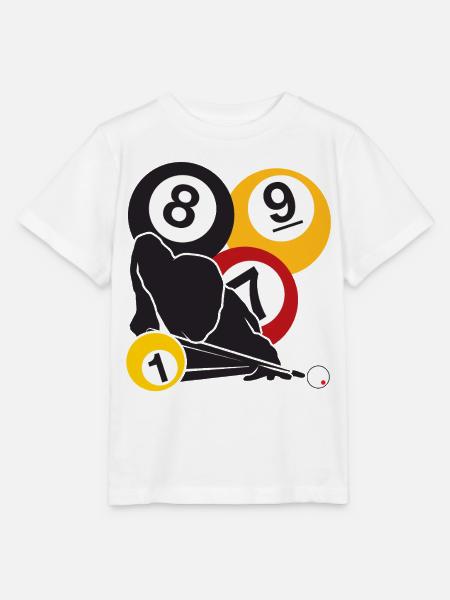 Billard-Fokus - Stanley/Stella Kinder T-Shirt MINI CREATOR - Weiß