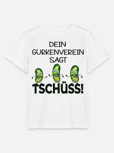 ABSCHIED KOLLEGEN TSCHÜSS GURKEN - Stanley/Stella Kinder T-Shirt MINI CREATOR  - Weiß