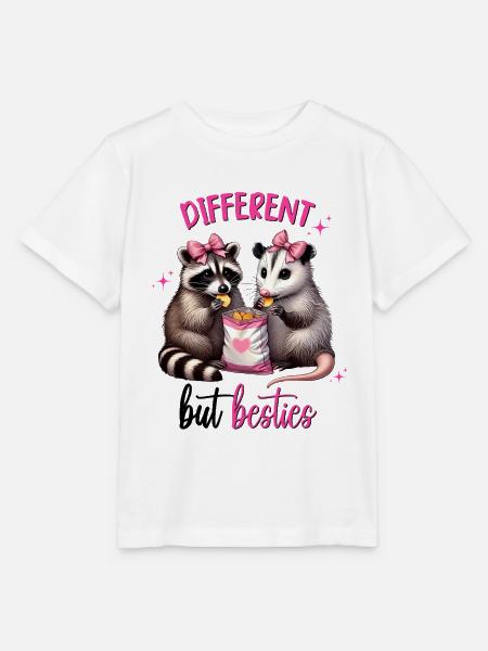 Anders, aber Besties, Freundschaft, Valentinstag - Stanley/Stella Kinder T-Shirt MINI CREATOR - Weiß