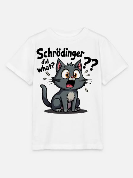 Schrödingers Katze - der Albtraum süßer Katzen - Stanley/Stella Kinder T-Shirt MINI CREATOR - Weiß
