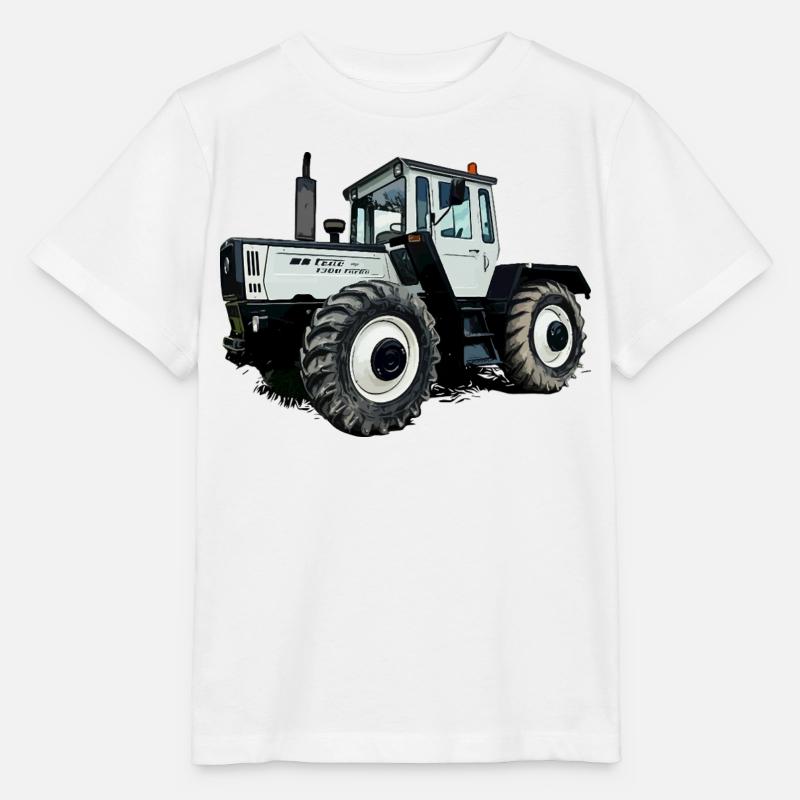 Légende agricole en gris - T-shirt bio MINI CREATOR Stanley/Stella Enfant - blanc