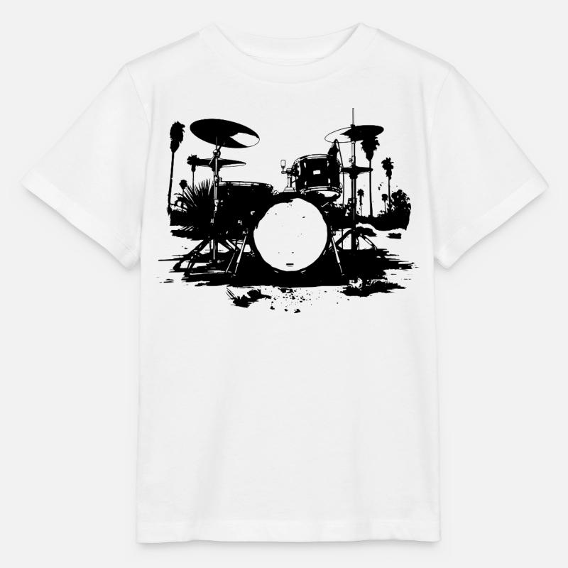 Percussion - T-shirt bio MINI CREATOR Stanley/Stella Enfant - blanc