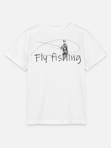 Fly fishing - Stanley/Stella Kinder T-Shirt MINI CREATOR - Weiß