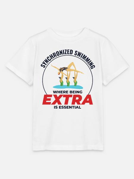 Synchronschwimmen, wo man extra ist - Stanley/Stella Kinder T-Shirt MINI CREATOR  - Weiß