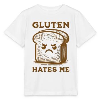 Le gluten me déteste Pain allergique au gluten - T-shirt bio MINI CREATOR Stanley/Stella Enfant - blanc - Devant - Maike (125cm)
