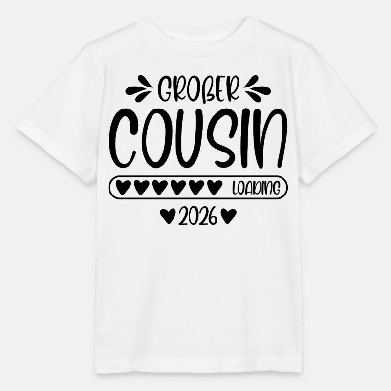 Big Cousin 2026 loading - Stanley/Stella MINI CREATOR Kids’ T-Shirt - white