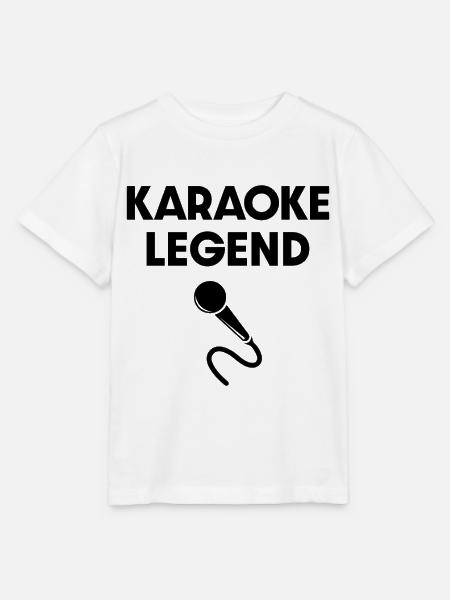 Karaoke-Legende - Stanley/Stella Kinder T-Shirt MINI CREATOR  - Weiß