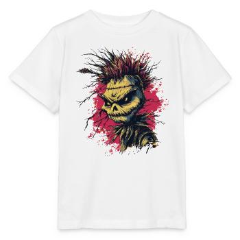 Punkrock Vogelscheuche - Stanley/Stella Kinder T-Shirt MINI CREATOR  - Weiß - Vorne - Maike (125cm)