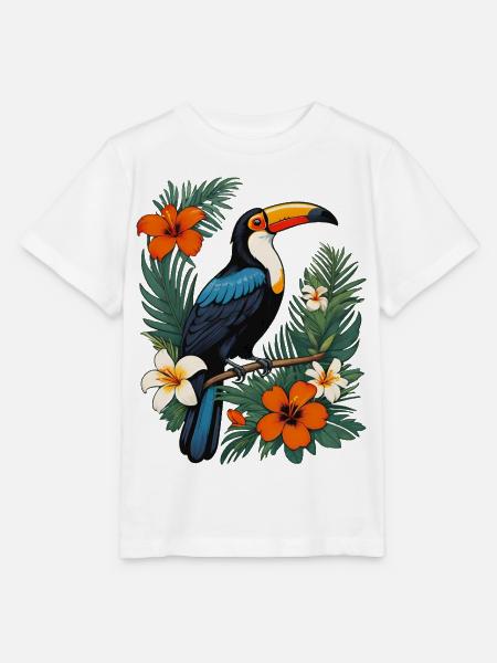 Tukan - Stanley/Stella Kinder T-Shirt MINI CREATOR - Weiß
