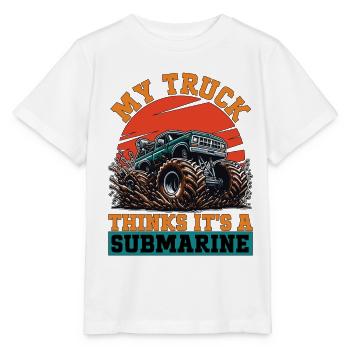 Mud Racing My Truck Thinks It's Offroad Vehicles - Stanley/Stella MINI CREATOR Kids’ T-Shirt - white - Front - Maike (125cm)