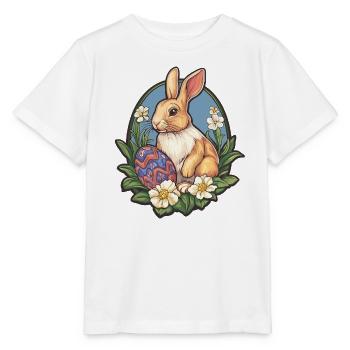 Lapin de Pâques - T-shirt bio MINI CREATOR Stanley/Stella Enfant - blanc - Devant - Maike (125cm)