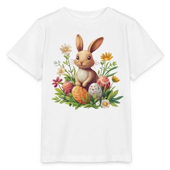 Lapin de Pâques - T-shirt bio MINI CREATOR Stanley/Stella Enfant - blanc - Devant - Maike (125cm)