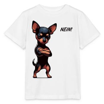 Pas de Pinscher miniature Pinscher Propriétaire de Pinscher - T-shirt bio MINI CREATOR Stanley/Stella Enfant - blanc - Devant - Maike (125cm)
