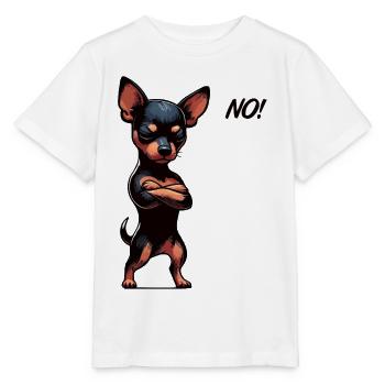 Pas de Pinscher miniature Pinscher Propriétaire de Pinscher - T-shirt bio MINI CREATOR Stanley/Stella Enfant - blanc - Devant - Maike (125cm)