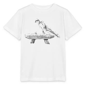 Gymnastik - Stanley/Stella Kinder T-Shirt MINI CREATOR  - Weiß - Vorne - Maike (125cm)