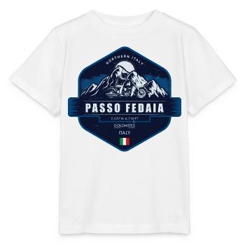 Passo Fedaia – Dolomites, Italy - Stanley/Stella MINI CREATOR Kids’ T-Shirt - white - Front - Maike (125cm)