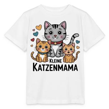 Petite maman chat - T-shirt bio MINI CREATOR Stanley/Stella Enfant - blanc - Devant - Maike (125cm)