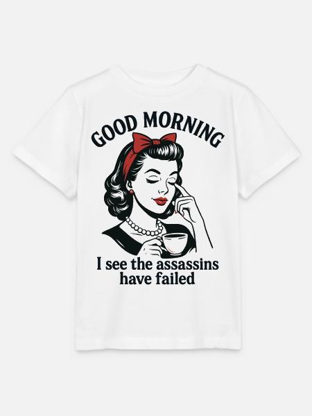 Guten-Morgen-Attentäter gescheitert - Stanley/Stella Kinder T-Shirt MINI CREATOR - Weiß
