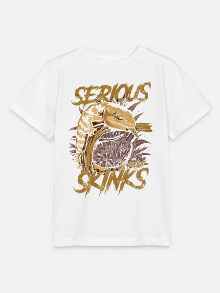 Ernsthaft über Blauzungenskinke Reptilienhalter - Stanley/Stella Kinder T-Shirt MINI CREATOR - Weiß