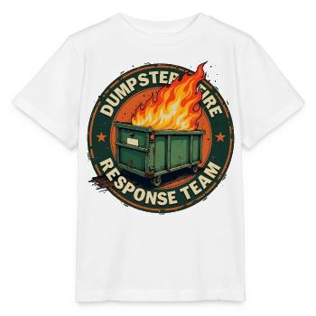Dumpster Fire - Response Team - Stanley/Stella MINI CREATOR Kids’ T-Shirt - white - Front - Maike (125cm)