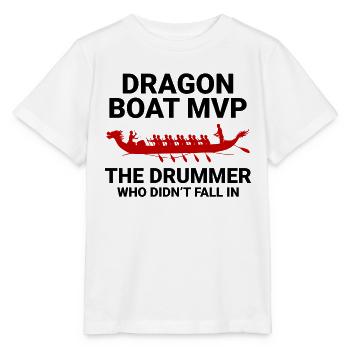 Drachenboot-Trommler - Stanley/Stella Kinder T-Shirt MINI CREATOR  - Weiß - Vorne - Maike (125cm)