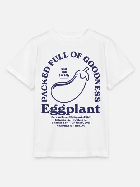 Aubergine - Stanley/Stella Kinder T-Shirt MINI CREATOR - Weiß