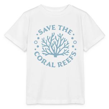 Sauver, protéger les récifs coralliens : activiste de l’océan - T-shirt bio MINI CREATOR Stanley/Stella Enfant - blanc - Devant - Maike (125cm)