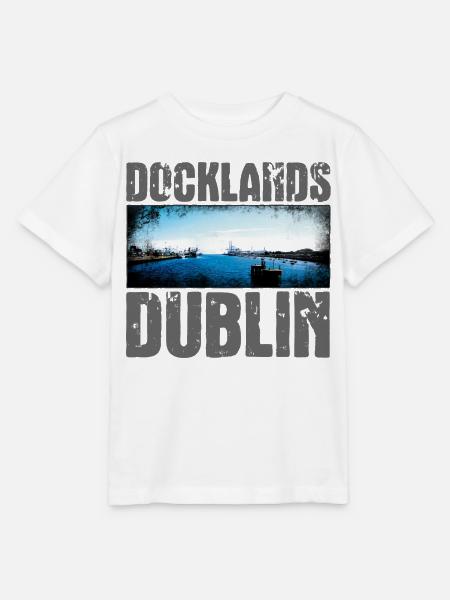 Docklands Dublin Wasseransicht - Stanley/Stella Kinder T-Shirt MINI CREATOR - Weiß