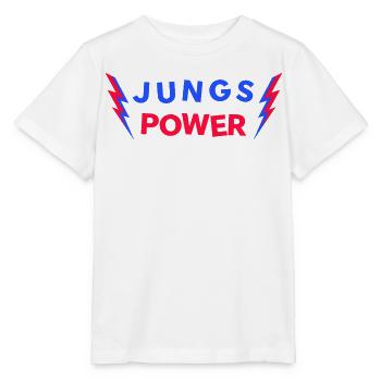 JUNGS POWER - Lucky Charm - Stanley/Stella MINI CREATOR Kids’ T-Shirt - white - Front - Maike (125cm)