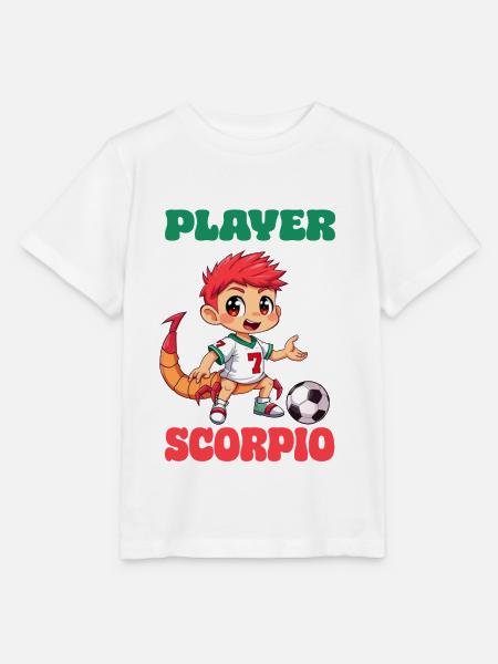 Player Scorpio - Stanley/Stella Kinder T-Shirt MINI CREATOR  - Weiß