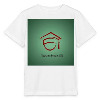 « T-shirt La connaissance, c’est le pouvoir » - T-shirt bio MINI CREATOR Stanley/Stella Enfant - blanc - Devant - Maike (125cm)
